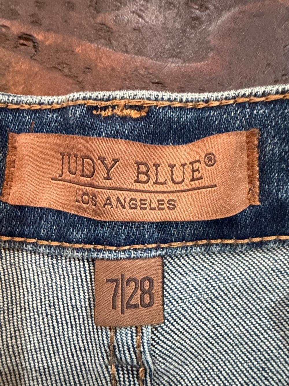 JUDY BLUE Slim Fit Distressed High Rise Jeans 7/28 - Picture 8 of 11